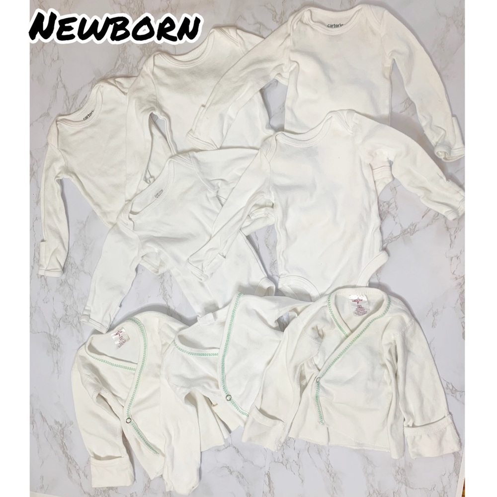 8 Unisex Baby Clothes Bundle